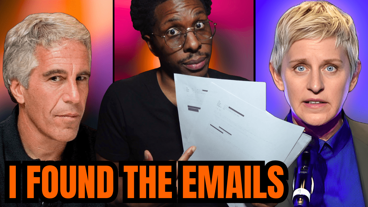 YouTube thumbnail for Ellen DeGeneres Epstein Files Explained video