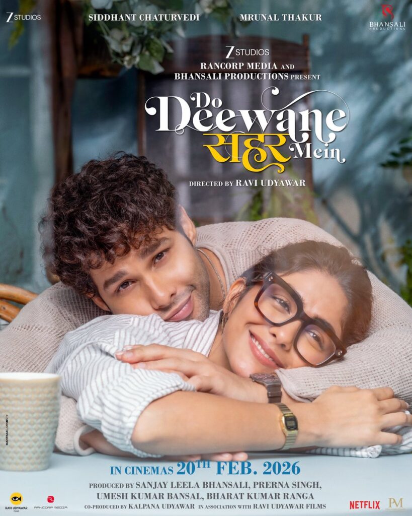 Do Deewane Seher Mein (2026) official theatrical poster - Rawteur.com do-deewane-seher-mein-2026-movie-poster.jpg