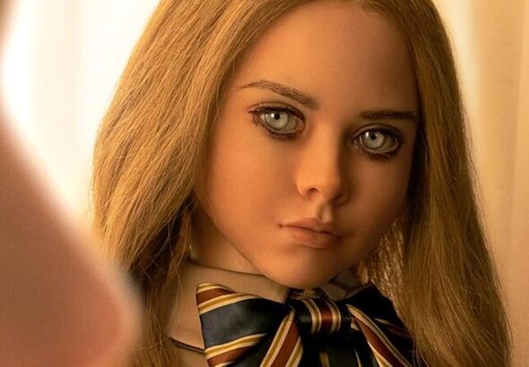 M3GAN and Paranormal Adoption comparison showing Blumhouse lawsuit over alleged copyright infringement