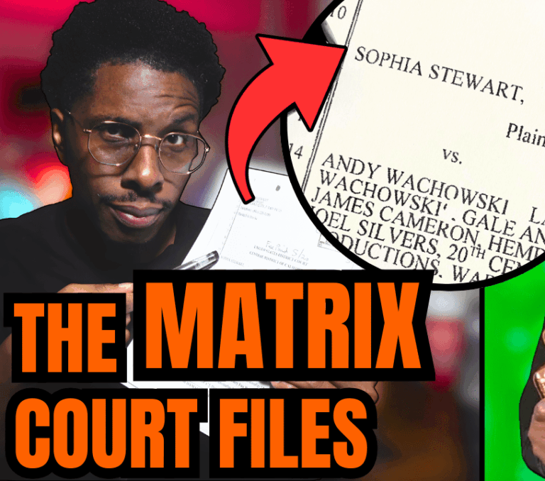 Rawteur Youtube thumbnail Holding The Matrix and Terminator Lawsuit Case File vs Sophia Stewart