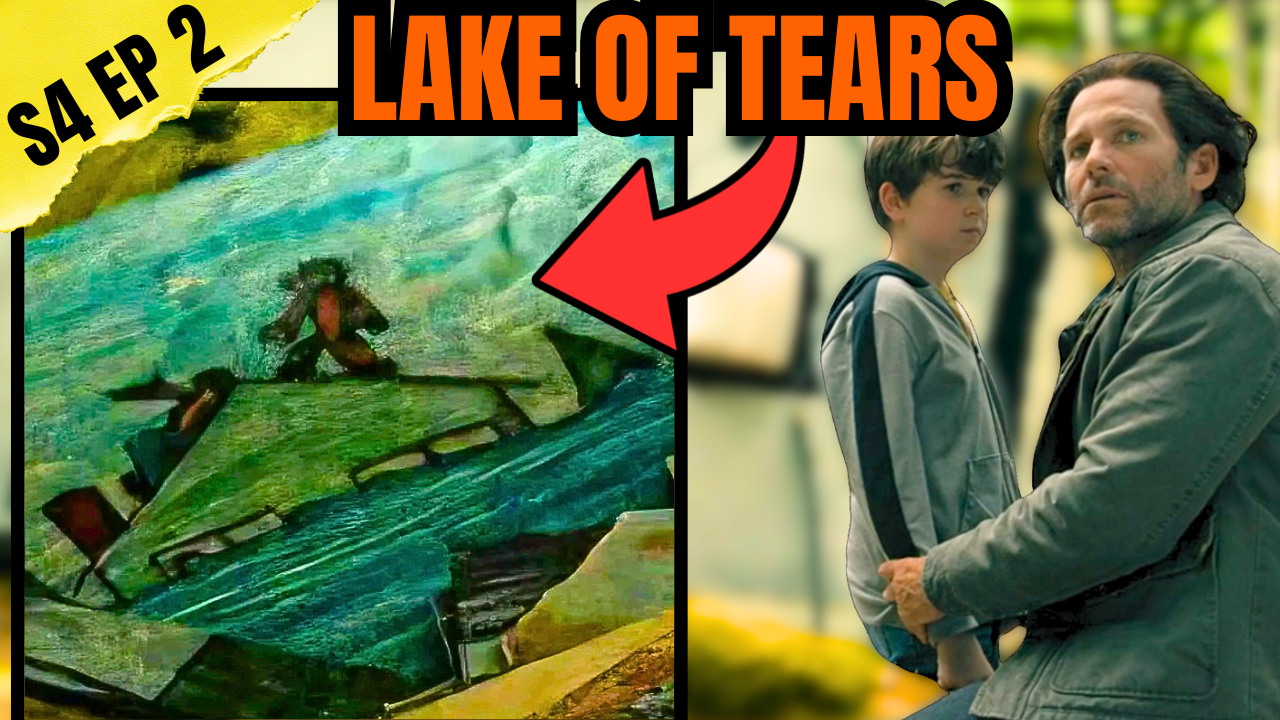 Lake of Tears thumbnail from FROM Season 4 Episode 2 showing Victor drawing and Jim with Ethan