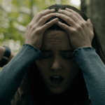 Julie reacts after her storywalking bookmark fails in FROM Season 4 Episode 4