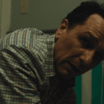 Tom in Widow’s Bay Episode 5 during the old hospital mystery connected to Evan and Lauren.