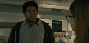 Elgin confronts Sophia inside the diner after finding an old photo in FROM Season 4 Episode 9.