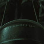 A Vitamin D+ barrel being carried through Silo 18 in Silo Season 3 Episode 2.