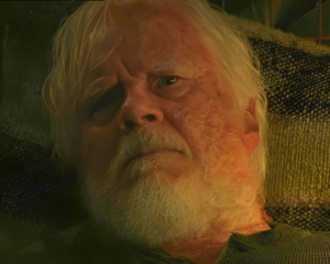 Bernard lies badly burned in the digger void after being revealed alive in Silo Season 3 Episode 4.