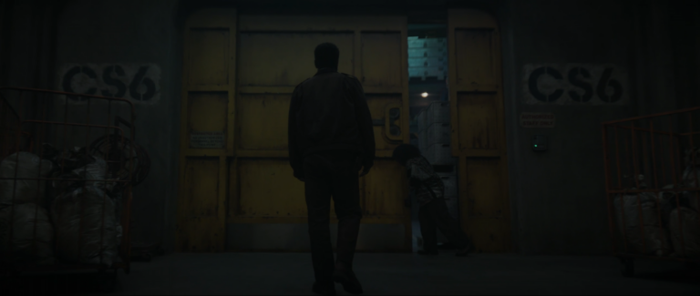 Sheriff Billings enters Critical Supply while investigating the missing lightbulbs in Silo Season 3.
