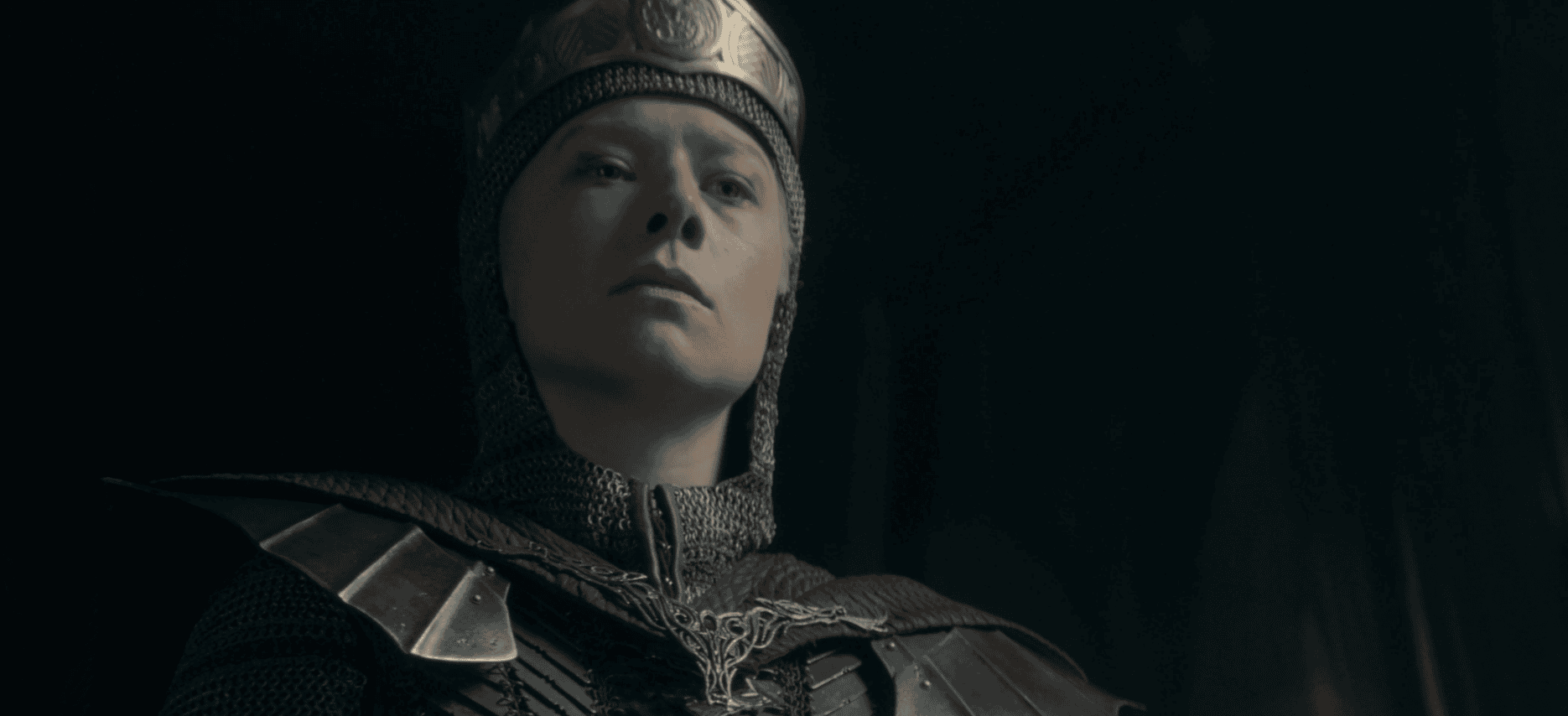 Rhaenyra Targaryen wearing armor in the House of the Dragon Season 3 finale