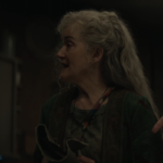 Gloria holding Mission’s diary in Silo Season 3 Episode 7